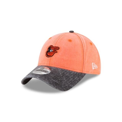 Sapca New Era Baltimore Orioles MLB Rugged Canvas 9TWENTY Adjustable - Negrii